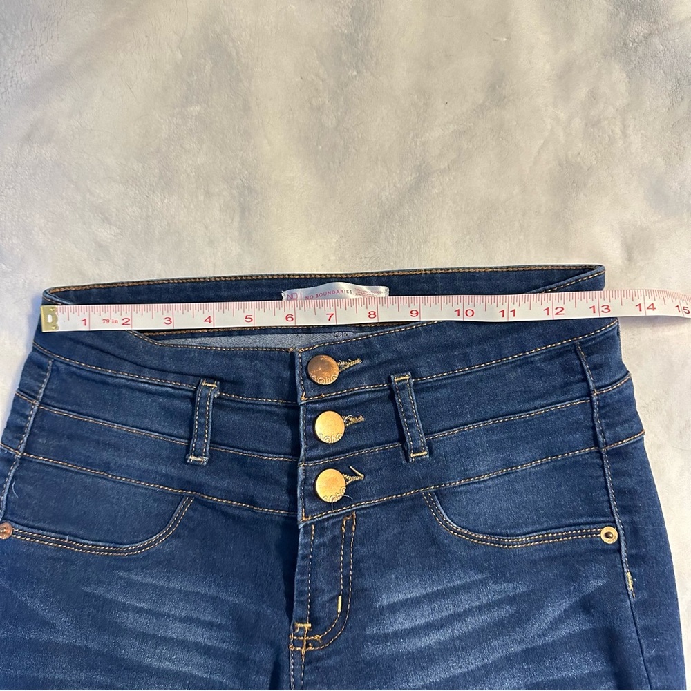 No Boundaries Dark Blue Skinny Jeans - Picture 3 of 5